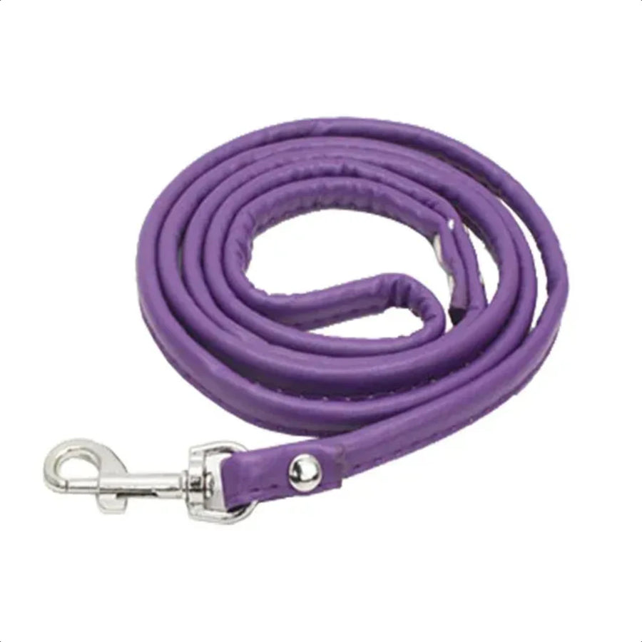 Genuine Leather Dog Leash – Stylish, Durable, Lightweight