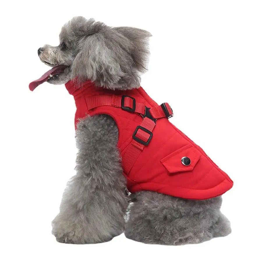 Dog Coat With Harness Waterproof Jackets With Harness