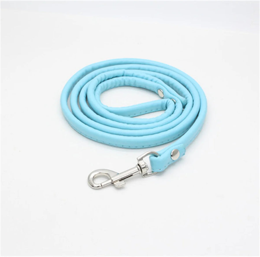 Genuine Leather Dog Leash – Stylish, Durable, Lightweight