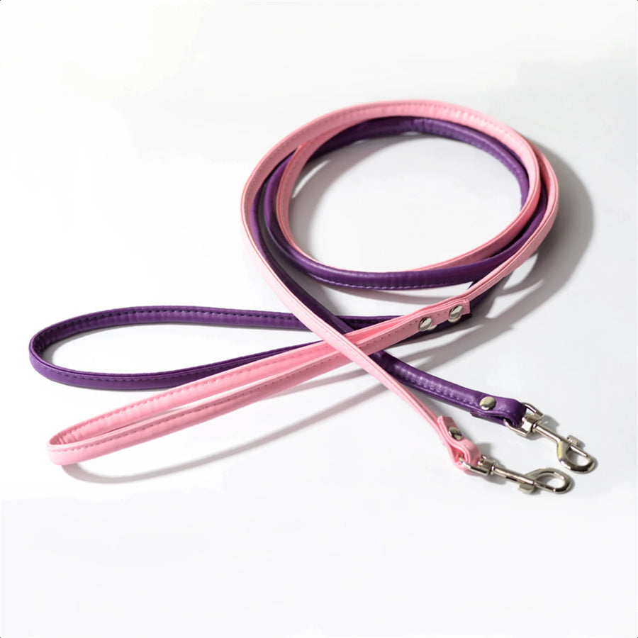 Genuine Leather Dog Leash – Stylish, Durable, Lightweight