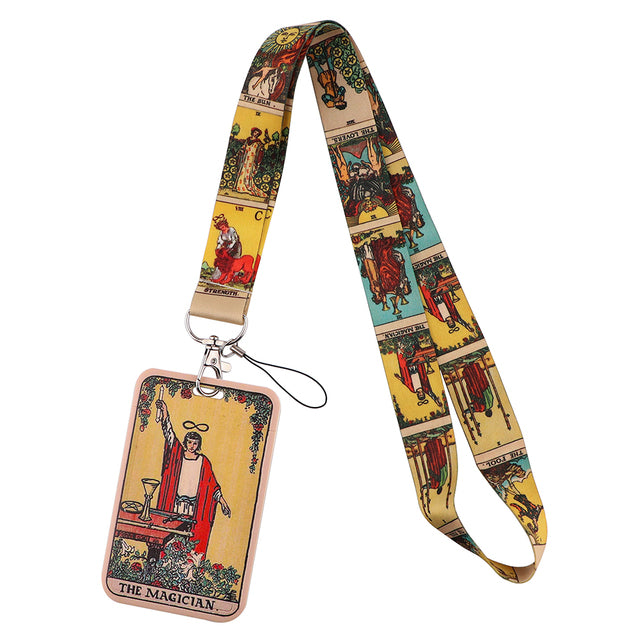 CB1177 Tarot Astrology Lanyard for keys ID Card Mobile Phone Straps USB Badge holder DIY Neck Strap Hang Rope Lariat Lanyards - Mariah´s Spiritual Treats