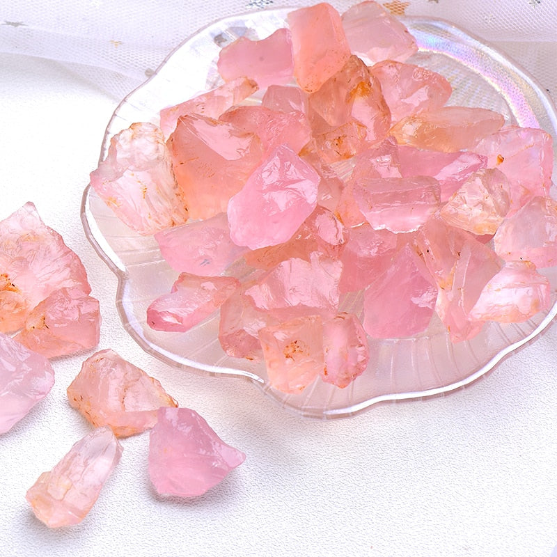 Natural Rose Quartz Raw Crystals - Mariah´s Spiritual Treats