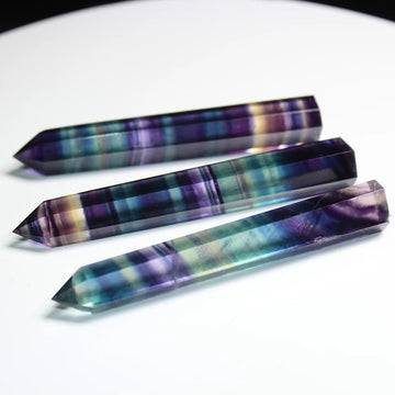 Attractive Rainbow Fluorite Wands - Mariah´s Spiritual Treats