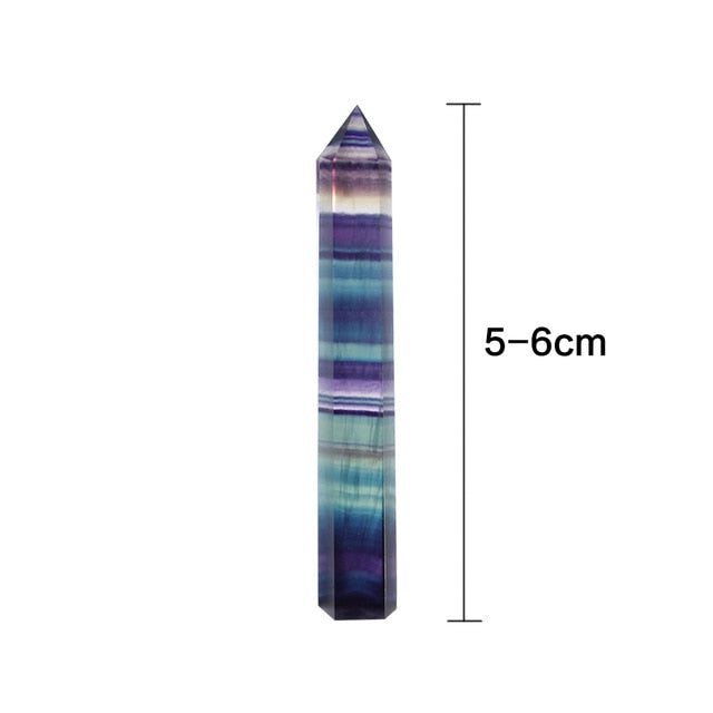 Attractive Rainbow Fluorite Wands - Mariah´s Spiritual Treats