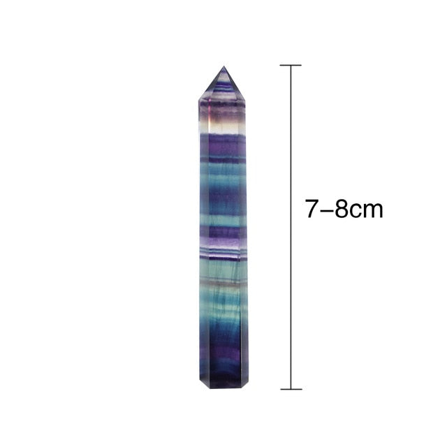 Attractive Rainbow Fluorite Wands - Mariah´s Spiritual Treats