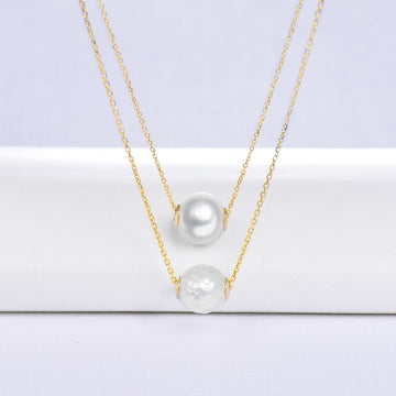 Seawater Pearl/18K gold necklace - Mariah´s Spiritual Treats