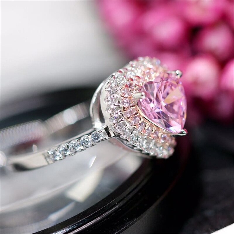 S925 Sterling Silver, Pink Topaz Ring - Mariah´s Spiritual Treats