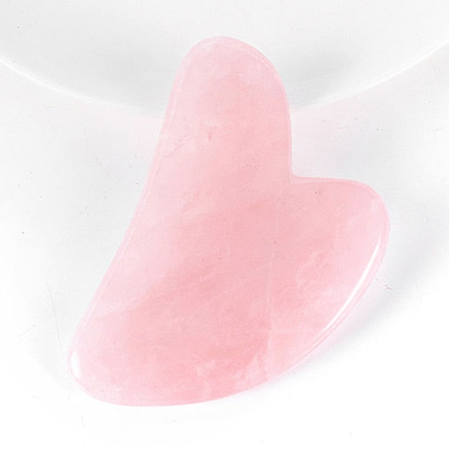 Rose Quartz Guasha - Heart Chakra - Mariah´s Spiritual Treats