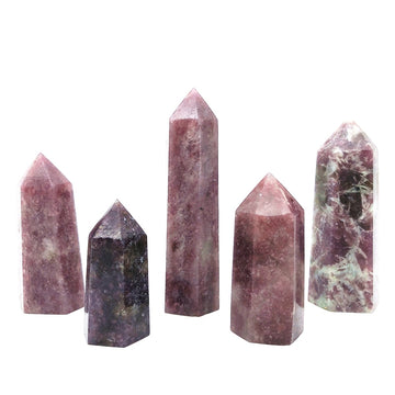 Beautiful Point Lepidolite - For balancing of the Third Eye Chakra - Mariah´s Spiritual Treats