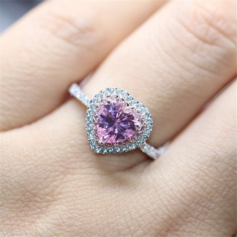 S925 Sterling Silver, Pink Topaz Ring - Mariah´s Spiritual Treats